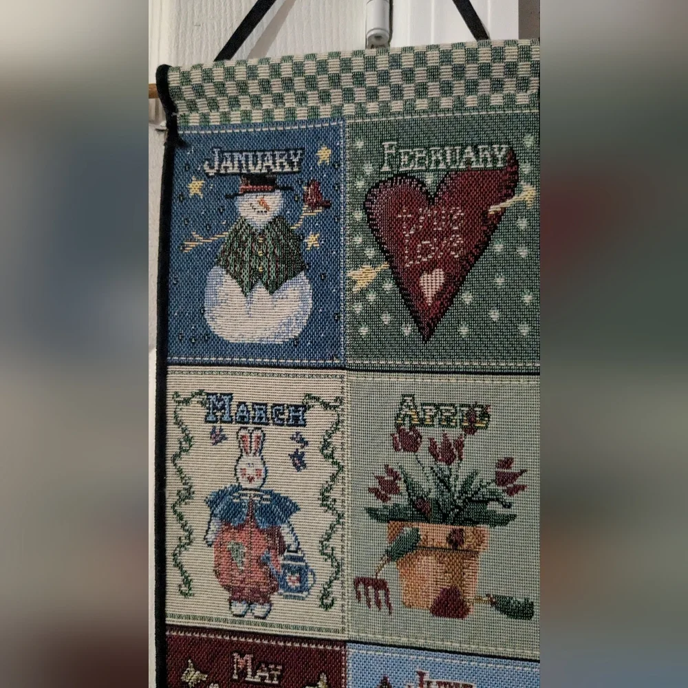 ☺️🧡Cottagecore Wall Hanging Tapestry Months / Seasons Of The Year